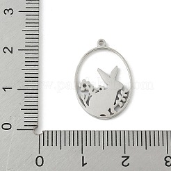 304 Stainless Steel Pendants&nbsp;STAS-Q354-02B-P