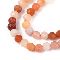 Natural Golden Silk Jade Beads Strands&nbsp;G-T143-07