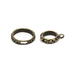 Zinc Alloy Toggle Clasps&nbsp;PALLOY-WH0085-98