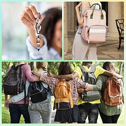 10Pcs Aluminum with Rock Climbing Carabiners&nbsp;AJEW-SZ0002-58B