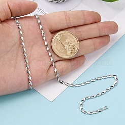 Tarnish Resistant 3.28 Feet 304 Stainless Steel Link Chains&nbsp;X-CHS-K002-25