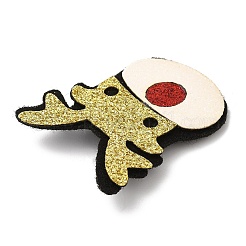 Christmas Theme PU Leather Brooch&nbsp;LS-JEWB-C004-01H