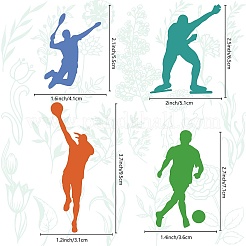 Sport Theme Stainless Steel Cutting Dies Stencils&nbsp;DIY-WH0238-149