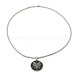 Non-Tarnish 201 Stainless Steel Pendant Necklaces&nbsp;LS-NJEW-B095-02