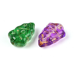 Baking Paint Transparent Glass Beads&nbsp;DGLA-N018-29