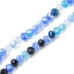Electroplate Glass Beads Strands&nbsp;EGLA-yw0002-C01