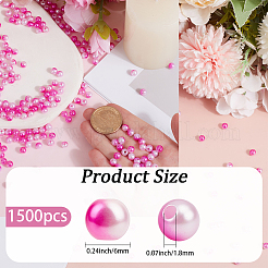 150G ABS Imitation Pearl Beads&nbsp;KY-PA0001-05