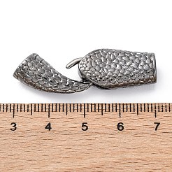 Brass Interlocking Clasps&nbsp;KK-D360-06B