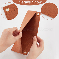 4Pcs 4 Colors Felt Purse Organizer Insert&nbsp;AJEW-WR0001-51