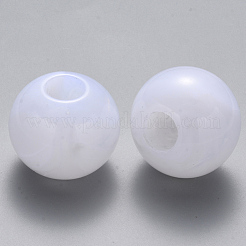 Acrylic Large Hole Beads&nbsp;OACR-R074-04F
