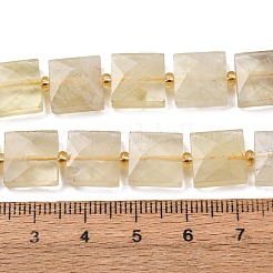 Heated Natural Lemon Quartz Beads Strands&nbsp;G-F839-A13-01