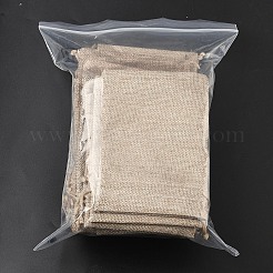 30Pcs 15 Styles Christmas Printed Jute Cloth Storage Pouches&nbsp;ABAG-YW0001-10