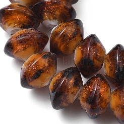 Handmade Gold Sand Lampwork Beads&nbsp;LAMP-K039-41