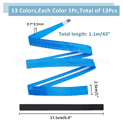 13Pcs 13 Colors PU Leather Anti-slip Tennis Racquet Overgrip&nbsp;AJEW-FH0004-63