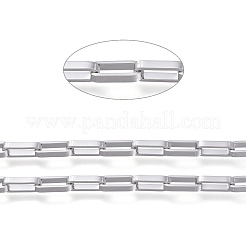 Tarnish Resistant 304 Stainless Steel Box Chains&nbsp;CHS-M001-02P