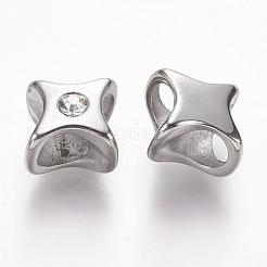 304 Stainless Steel Slide Charms&nbsp;STAS-I082-01P