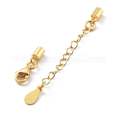 925 Sterling Silver Curb Chain Extender&nbsp;STER-G039-01D-G