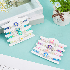 8Pcs Polymer Clay Beads Bracelets&nbsp;BJEW-SC00001