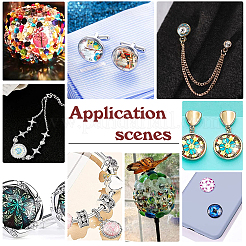 1 Bag Printed Picture Glass Cabochons&nbsp;GGLA-PH0001-23