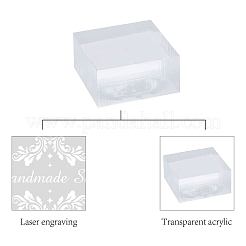 Clear Acrylic Soap Stamps&nbsp;DIY-WH0442-004