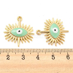 Alloy Enamel Pendants&nbsp;ENAM-P166-01KCG-E