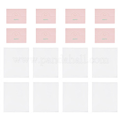 100Pcs Folding Flower Printed Paper Display Header Cards&nbsp;CDIS-TA0001-46A