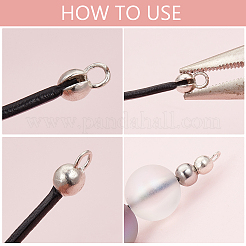 925 Sterling Silver Bead Tips&nbsp;FIND-BC0005-44C