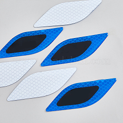 3 Sets 3 Colors Leaf Shape Resin Car Door Protector Anti-collision Strip Sticker&nbsp;STIC-FH0001-15B