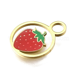 304 Stainless Steel Enamel Charms&nbsp;STAS-K263-89B-G