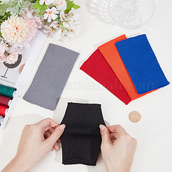 10Pcs 5 Colors Ribbing Pattern Polyester Oversleeves&nbsp;FIND-GF0009-63