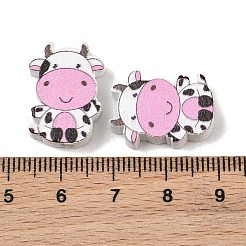 Printed Schima Wood Beads&nbsp;WD-CBA91F0-14