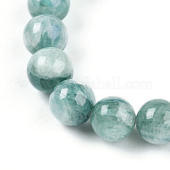 Natural Kyanite Round Beads Stretch Bracelets Women Men&nbsp;BJEW-T022-06B
