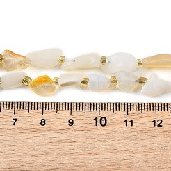 Natural White African Opal Beads Strands&nbsp;G-D101-A10