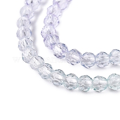 Transparent Gradient Color Glass Beads Strands&nbsp;GLAA-G101-2mm-18