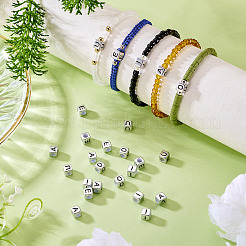 200Pcs 5 Styles Plated Acrylic Beads&nbsp;UNKW-TA0001-01