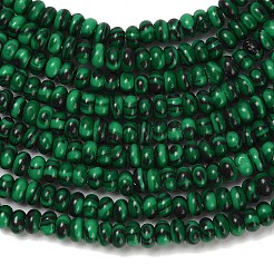 Synthetic Malachite Beads Strands&nbsp;G-L635-A22-4x2mm