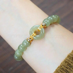 Glass Round Beaded Stretch Bracelets for Women&nbsp;FS-WG65AAE-01