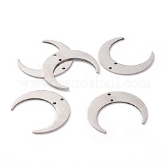 201 Stainless Steel 2-Loop Link Charms&nbsp;STAS-N090-LA039-P