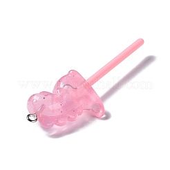 Luminous Translucent Resin Big Pendants&nbsp;RESI-D057-15
