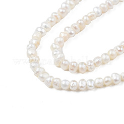 Natural Cultured Freshwater Pearl Beads Strands&nbsp;X-PEAR-N013-02B