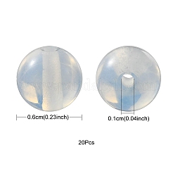 20Pcs Opalite Round Beads&nbsp;G-YW0001-27B