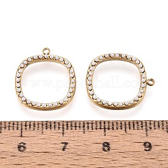 304 Stainless Steel & ABS Imitation Pearl Pendants&nbsp;STAS-N125-04G