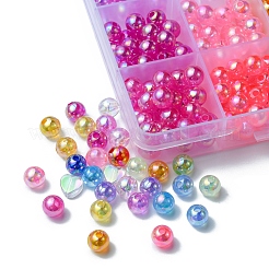 526Pcs 18 Style Transparent Acrylic Beads&nbsp;MACR-YW0002-07