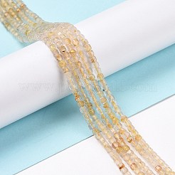 Natural Gold Rutilated Quartz Beads Strands&nbsp;G-C009-B17