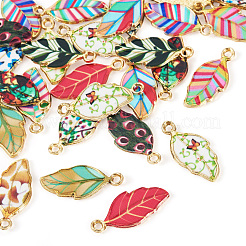 13Pcs 13 Styles Alloy Enamel Pendants&nbsp;ENAM-TA0009-06
