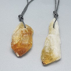 Natural Citrine Big Pendants&nbsp;G-L516-10