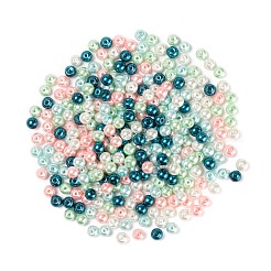 300Pcs Baking Paint Pearlized Glass Pearl Round Beads&nbsp;HY-FS0001-04