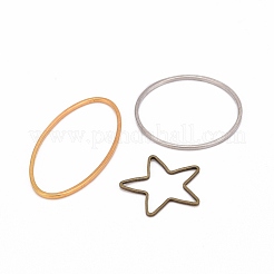 Brass Linking Rings&nbsp;KK-MSMC010-M