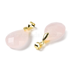 Natural Rose Quartz Pendants&nbsp;G-Q005-02G-06