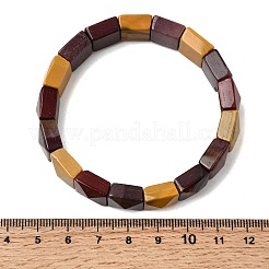 Natural Mookaite Beads Stretch Bracelets for Women Men&nbsp;BJEW-C097-06-15